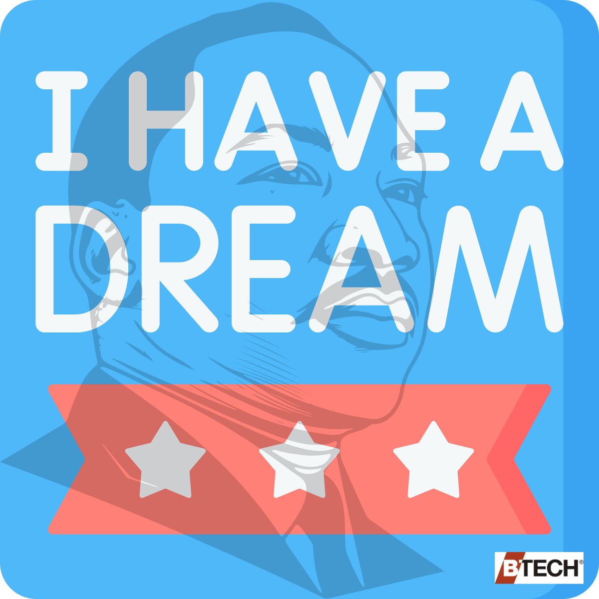 btechinc's tweet photo. 🌟Today we remember and honor the great Rev. Dr. Martin Luther King, Jr.

“I have a dream that one day this nation will rise up and live out the true meaning of its creed: We hold these truths to be self-evident, that all men are created equal.” – Rev. Dr. Martin Luther King, Jr. https://t.co/BNew5IJHct