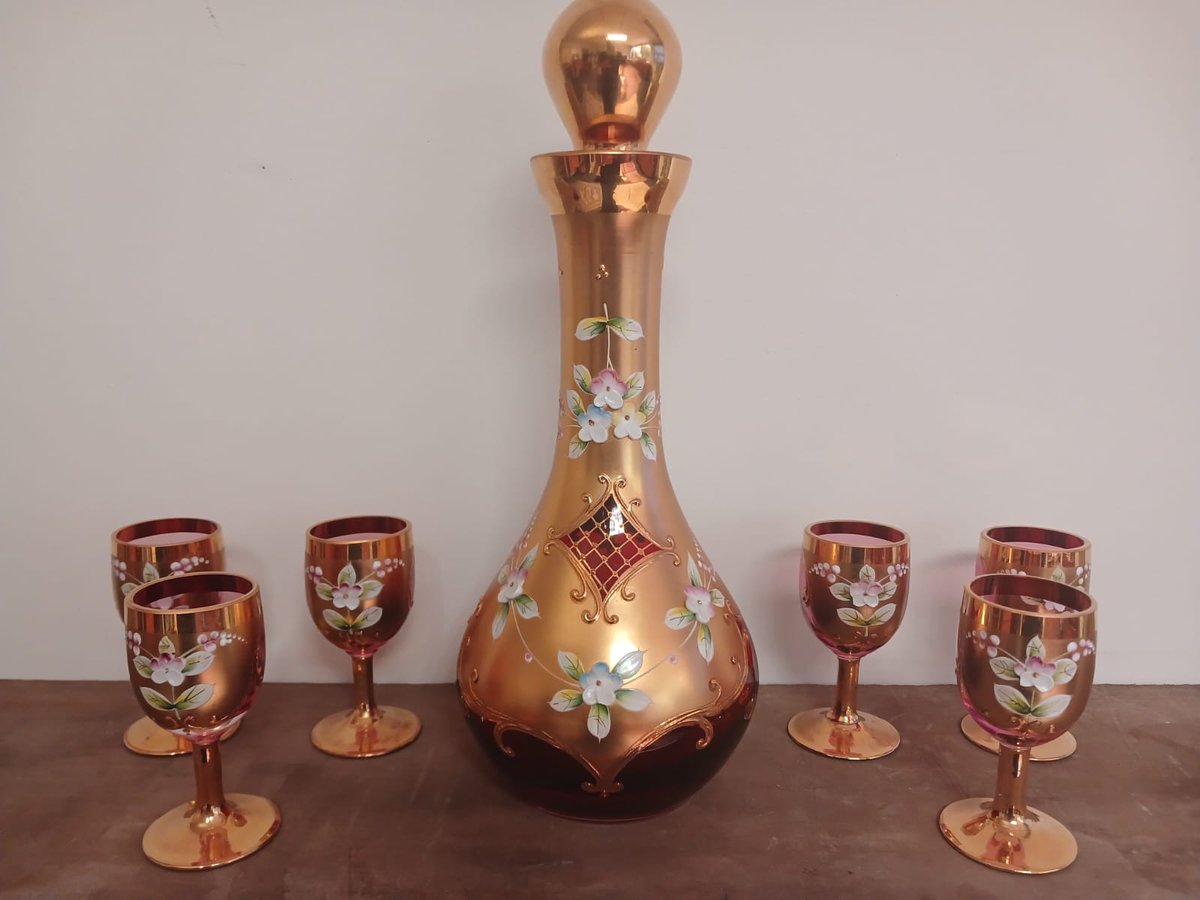 GrandOakAuction's tweet photo. Accepting Offers.
Online Auction
👉 https://t.co/y7mhqclVkj
Vintage Murano Tre Fuochi Decanter and Sherry Glasses
#GrandOakAuction #trefuochi https://t.co/47G4pQJ0DR