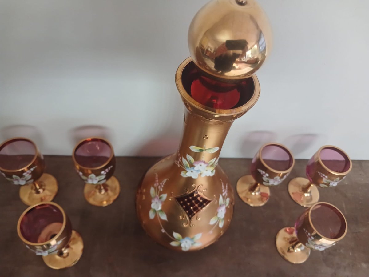 GrandOakAuction's tweet photo. Accepting Offers.
Online Auction
👉 https://t.co/y7mhqclVkj
Vintage Murano Tre Fuochi Decanter and Sherry Glasses
#GrandOakAuction #trefuochi https://t.co/47G4pQJ0DR