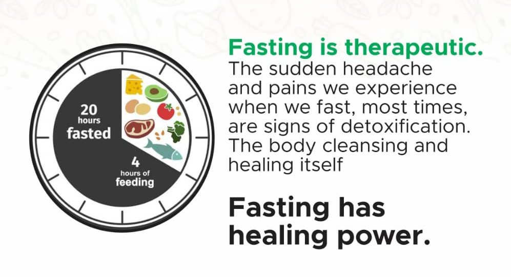 Emeritus_Engr's tweet photo. Fasting is Therapeutic

When u fast,ur body has enough energy to push out d toxins in d body and u may start to hv various symptoms;then u go break d fast, saying "ha,today my body is not tolerating this fast"
If u go eat at dis time, u break d healing process;instead drink water https://t.co/XAqjnr3ueI