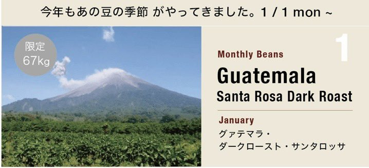 COFFEEBOY_OS's tweet photo. 1月のマンスリービーンズはグァテマラ・サンタロッサ。寒い時期にぴったりのダークローストで登場！甘くなめらかな香りが素晴らしいお豆です。200gや400g、まとめ買いがお得なスケールメリット対象商品です↓
https://t.co/5PgUGOGDwc

#グァテマラ #お買い得 #おすすめコーヒー  #コーヒー豆通販 https://t.co/QS1N2435hK