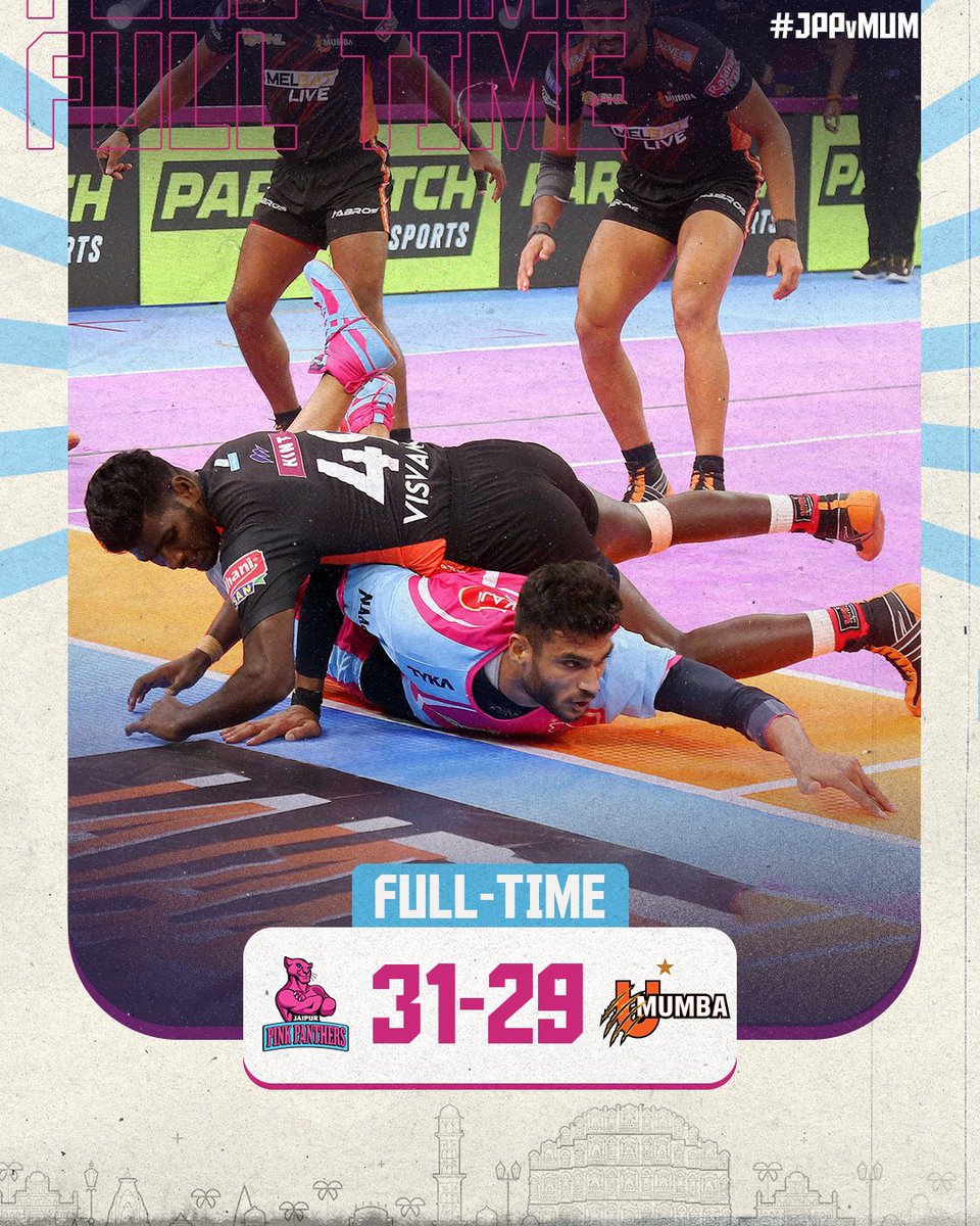 #JPP #JPPvsMUM #PKLSeason10 #RoarForPanthers #Kabaddi #1001stPanga