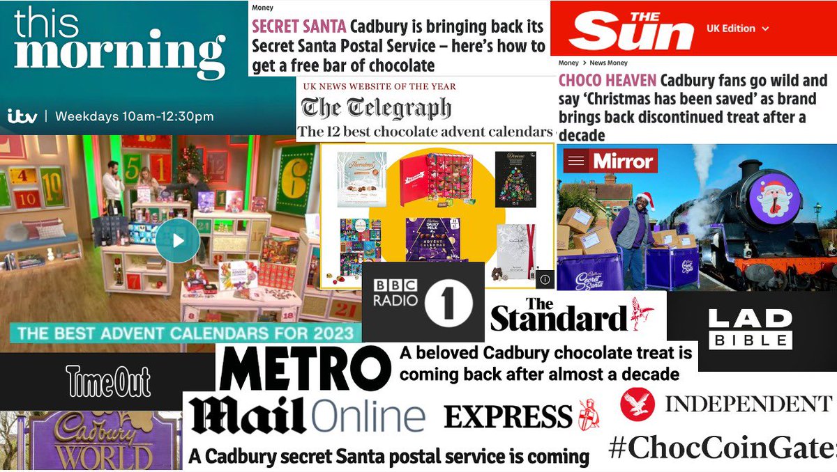 It’s official. 2023 was Cadbury’s best Christmas ever. Coins were back, as was Cadbury’s Secret Santa and their dreamy advent calendar, so our powerhouse PR & Influence team for Mondelez International delivered blanket coverage over the festive period. 💪👏👏👏🔥