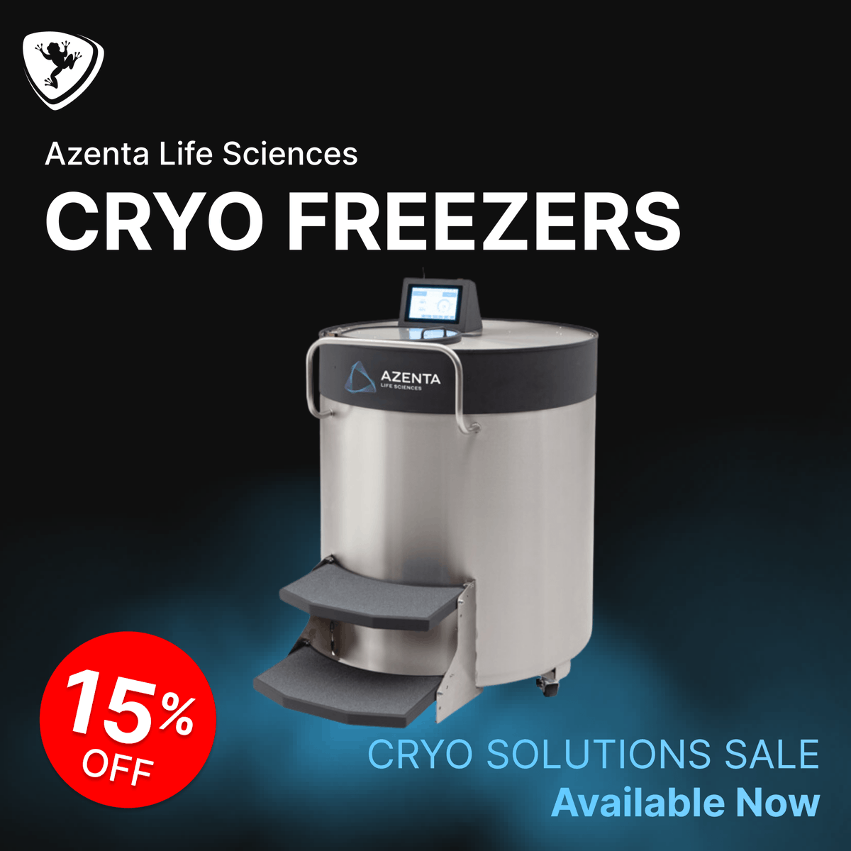 FroggaBio's tweet photo. Checkout these Cryo Freezers by @AzentaSciences — available now at FroggaBio! Keep your samples safe and secure with this state-of-the-art storage solution. 🐸❄️
LEARN MORE: https://t.co/Enoho8E3j0
#CryoSale #CryoStorage #FrozenStorage #BiologyStorage #LabStorage #FroggaBio https://t.co/Ngi4Sngk4d