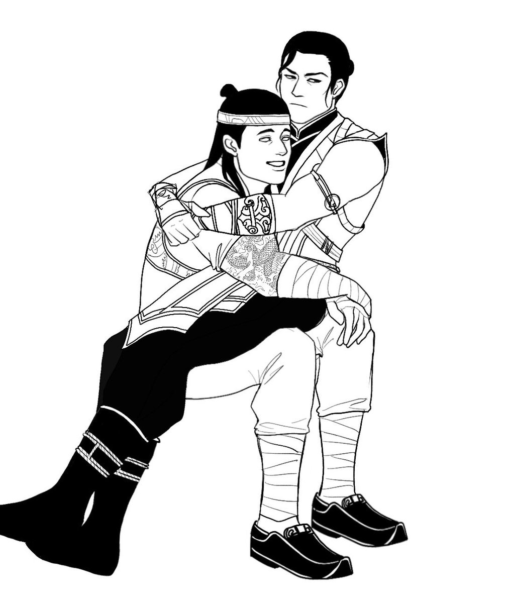 GYYDLB2Z's tweet photo. #Bihan #liukang #liuhan #mk1 #Mortalkomat1 #MortalKombat 
Babysitting. https://t.co/x7SnCZZPyL