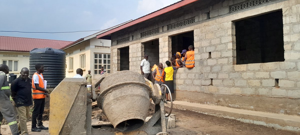 Construction of Maternity Theatre at Buhoye Health Centre III in progress . This theater will reduce the risks incurred in emergency referrals of Mothers from Bugoye to other facilities.