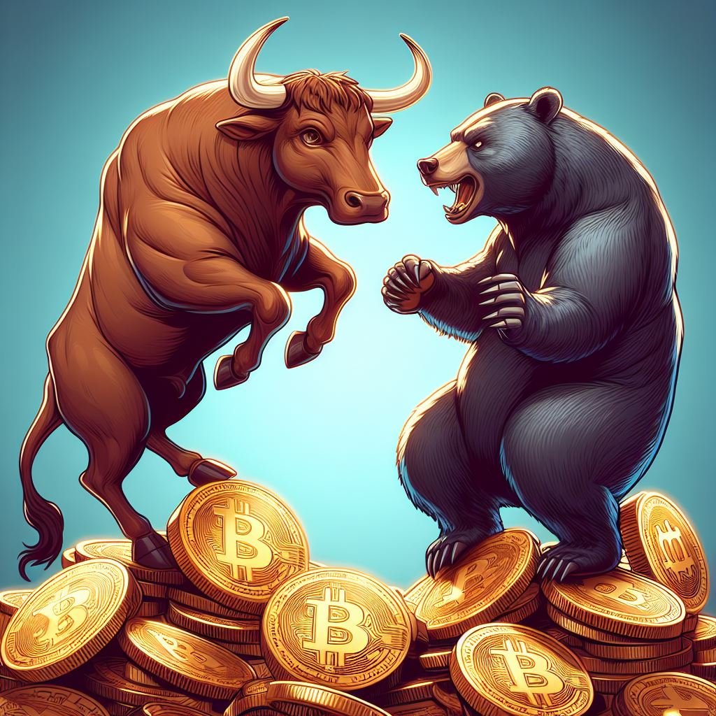 Hmm, which side do you belong to? 🤔

Bull or bear? 👀
In any case WAGMI🚀🚀
#Ordinals #web3 #NFT #sub100k #BRC20 #BTC