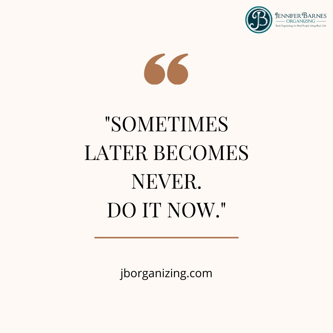 Monday Mantra - Something to think about. #mondaymantra #somethingtothinkabout #jborganizing #professionalorganizer #realorganizingforrealpeopledoingreallife #onestepatatime#jbsorganizers #professionalspeaker