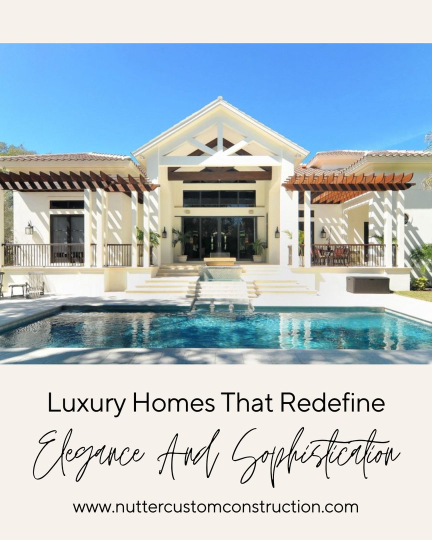Experience the epitome of refined living with Nutter Custom Construction's luxury homes that redefine elegance and sophistication.

Every design reflects an unparalleled level of opulence and timeless beauty. 

#eleganthomes #homedesign #sarasotafl #luxuryhomes #siestakeyhomes