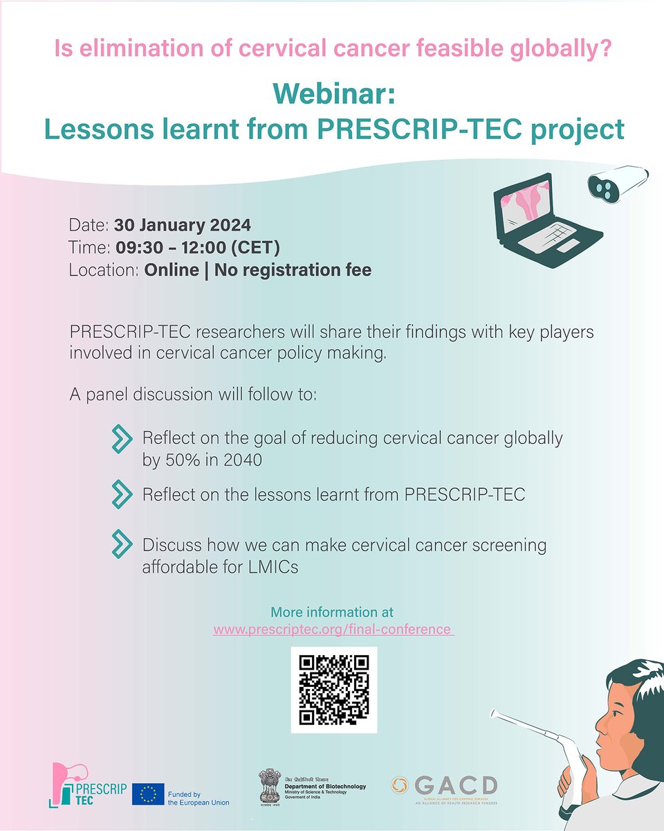 connaxis's tweet photo. El proyecto @PrescripTec en el que Connaxis es responsable de comunicación, está llegando a su fin. Si quieres saber como contribuimos estos tres últimos años a la prevención del cáncer de cuello uterino, no te pierdas la conferencia final del 30 de enero:
https://t.co/S38LNHDGU2 https://t.co/onXa1AwqW8