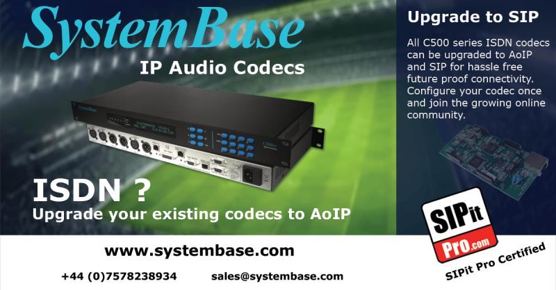 Systembase_LTD's tweet photo. With the end of ISDN on the horizon, did you know that all Systembase C500 series codecs, including the C510xr, can be upgraded to support AoIP and SIP? https://t.co/RPhzx7I7Bi