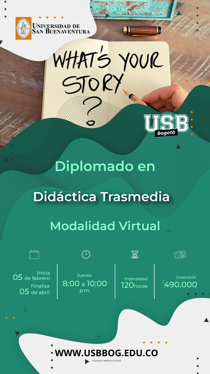 ¡Sumérgete en la revolución educativa con nuestro #Diplomado en Didáctica #Transmedia! 

Descubre como integrar medios #audiovisuales para potenciar la #creatividad y conectar disciplinas. 

Inscribete aquí: lnkd.in/eJC5Rd2z

#diplomado #medios #multimedia #Bogotá