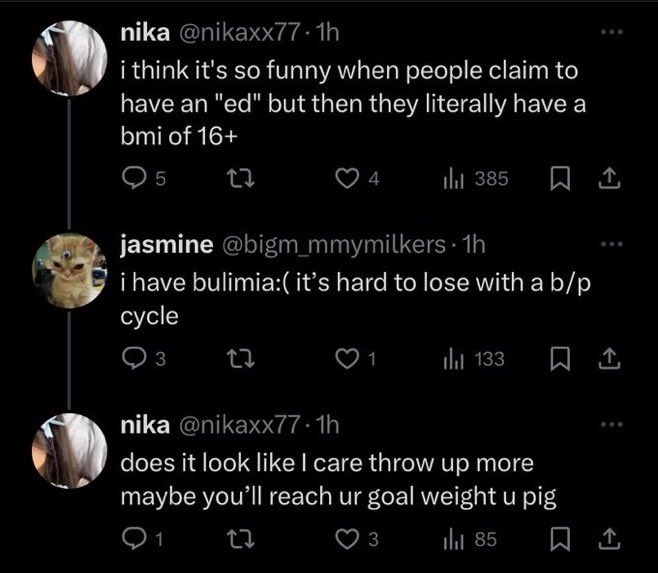 angiecount's tweet photo. people like this are fucking disgusting.
dont be an asshole and i hope that ur realising that we all have the same and or similar goals at the end of the day.

the only thing you should be throwing up is your words https://t.co/VPWlW8Lz8p
