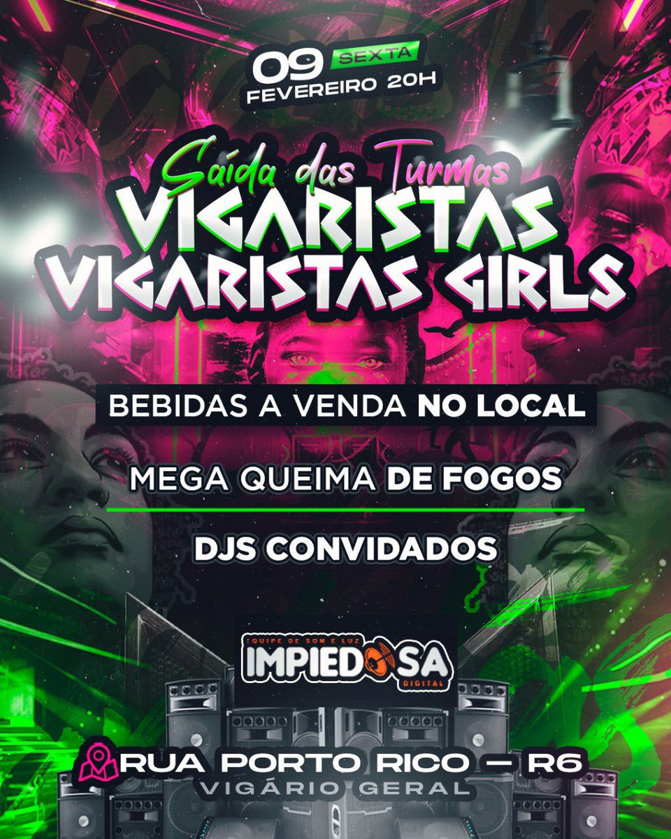 09 DE FEVEREIRO 🧨💚🩷

UM SHOW A PARTE NO QUESITO BATE BOLA!!!!
ANTES DE FALAR BESTEIRA ESTUDE🙏🏾🤫

TEMA: HISTORIA PRA NINAR GENTE GRANDE (INDIOS, NEGROS E POBRES) 

CUIDADO PRA NÃO SE SUJAR DE GLITER 🫣🫣 
#MARIELLE #DANDARA #LUISGAMA #MANGUEIRA