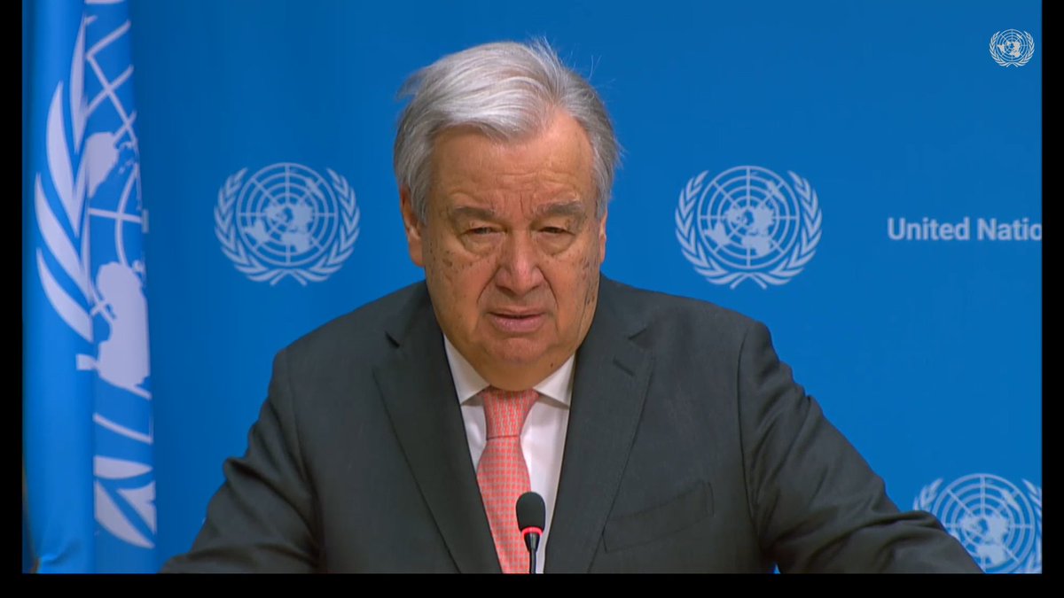 "Nothing can justify the collective punishment of the Palestinian people.

The humanitarian situation in Gaza is beyond words. Nowhere and no one is safe" _ UN chief <a href="/antonioguterres/">António Guterres</a>