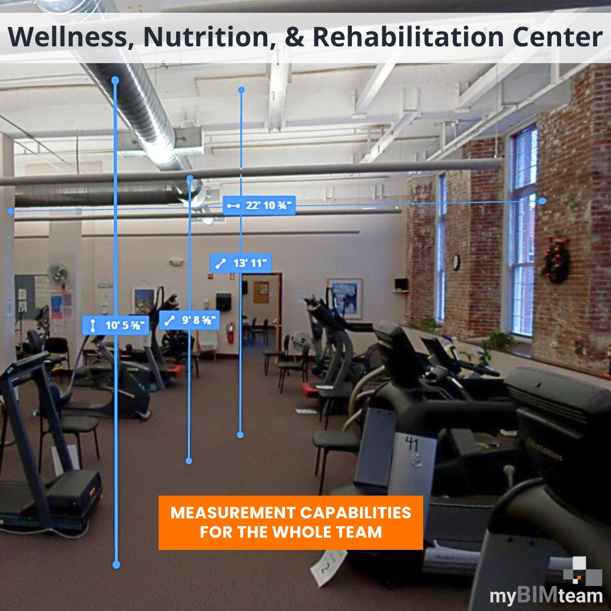 myBIMteam's tweet image. This wellness, nutrition, &amp;amp; rehabilitation facility in Manchester, NH, spans 7,500 SF. We provided the design team with updated #as-built information with the @NavVisOfficial VLX 2 #LaserScanner. The deliverables included a #pointcloud and #virtualtour. #myBIMteam