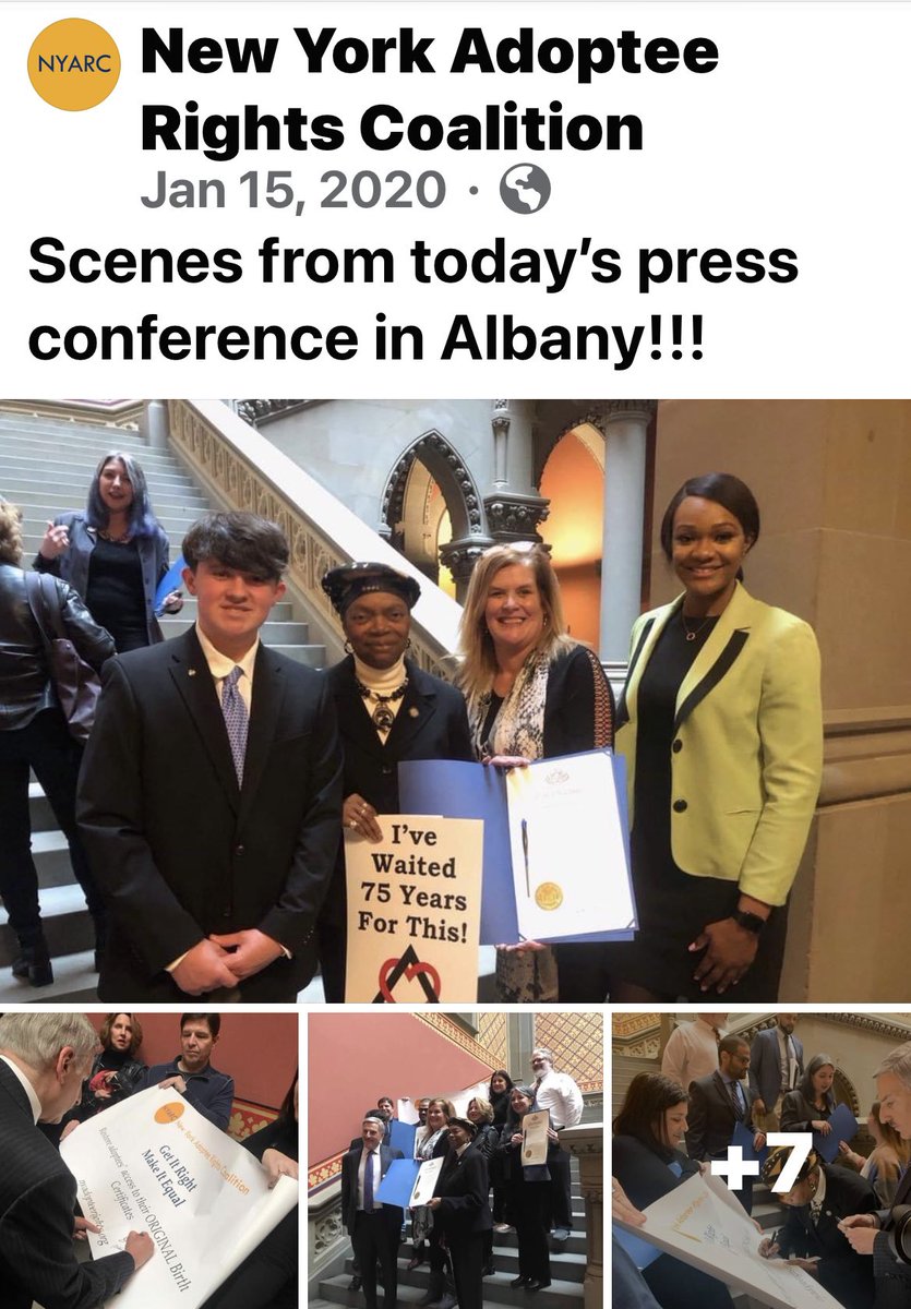 nyadopteerights's tweet photo. Happy 4th NYS OBC Opening Day Anniversary! 

As always, we thank all of our coalition partners and allies who worked tirelessly - over the course of many decades - to bring this to fruition. https://t.co/RE0t47mi8e
