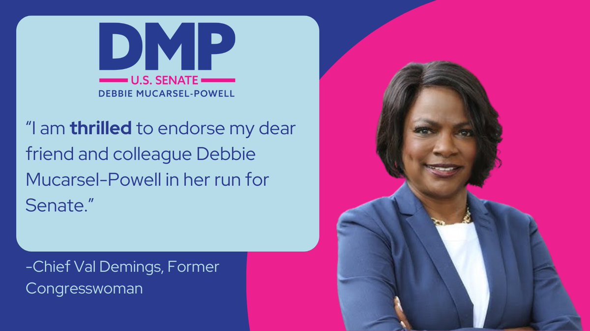 I’m honored to have @ValDemings’ endorsement in my race against Rick Scott. Val is a relentless fighter for the people of Florida, and this is a testament to our shared dedication to moving our state forward in 2024.