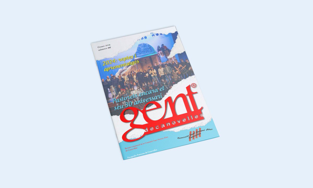 Qui ha dit Blue Monday? Ja tenim aqui la nova edició de la revista ‘Gent de Canovelles’ 🥶❄️🧦 Passa i mira tot el que tenim previst el proper trimestre! 👀📰 drive.google.com/file/d/1Mb1aJd…