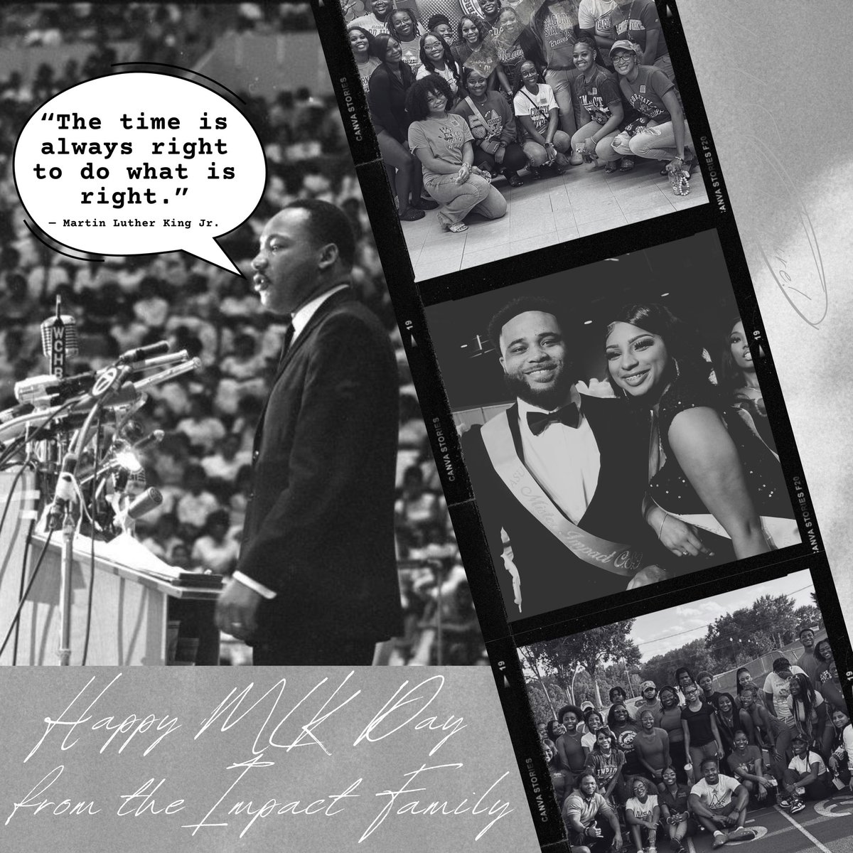 Martin Luther King Jr. had a dream and so do we! ✊🏽 

We thrive to lead, serve, and inspire students, families, and communities amongst us each and every day. 💙💚 #HappyMLKday