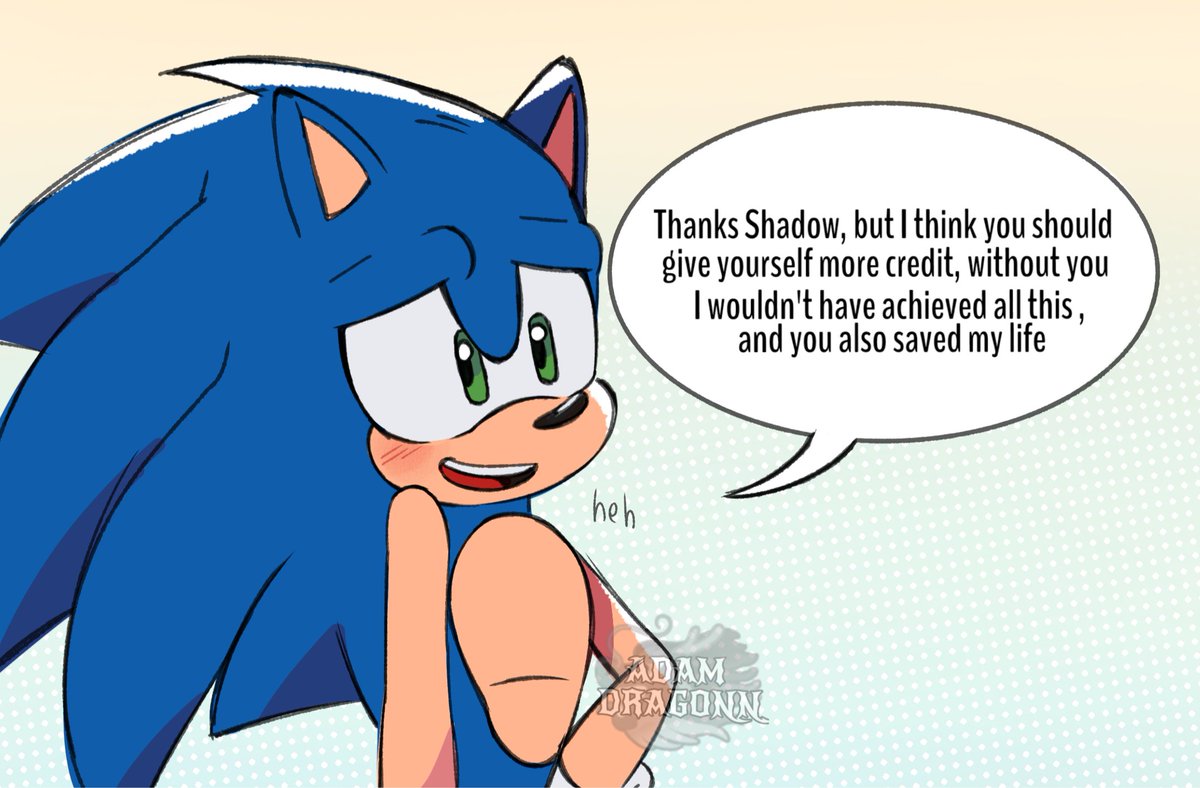 AdamDragonn's tweet photo. I made a minicomic because I love Sonic and shadow prime 💗 #Sonadow #Sonicprime 
1/3 https://t.co/KoitVEMZcl