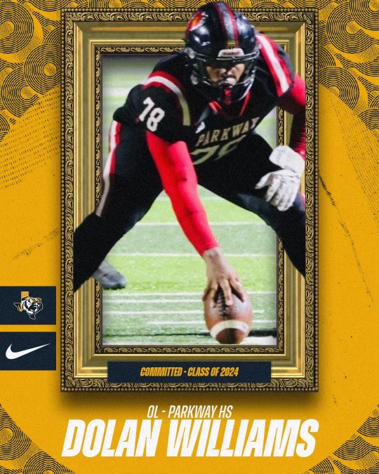 DolanWilliams4's tweet photo. After a great official visit Friday, I am excited to announce that I committed to @ETBU_Football 💪 Thank you @Coach_MasonETBU @ETBUCoachRu @ETBUcoachstang  @coachrsmith12 @ParkwayFootball
@Coach_HuntOC @BigDude1983 https://t.co/p5jDLHBLB5