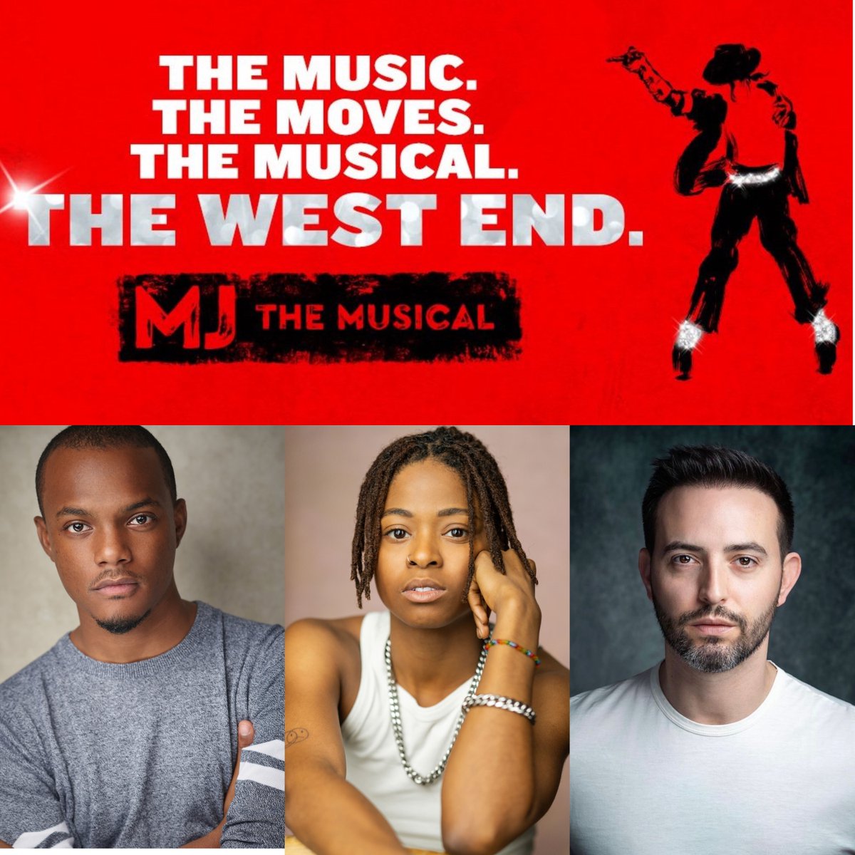 BelfieldWard's tweet photo. It has been announced! Joining the @MJtheMusicalUK cast will be the marvellous @tavio_wright as Ensemble, #KalishaJohnson as Swing and @jontsouras as Dave! Opening at the Prince Edward Theatre from 6th March. Cast by #PippaAilion &amp; #NatalieGallacher! https://t.co/rRTNKnIlmE