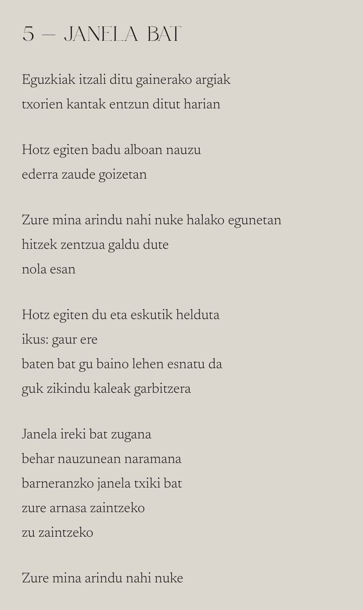 nekanadas's tweet image. 🎶 “Hotz egiten badu alboan nauzu…”

#JanelaBat @gorkaurbizubat