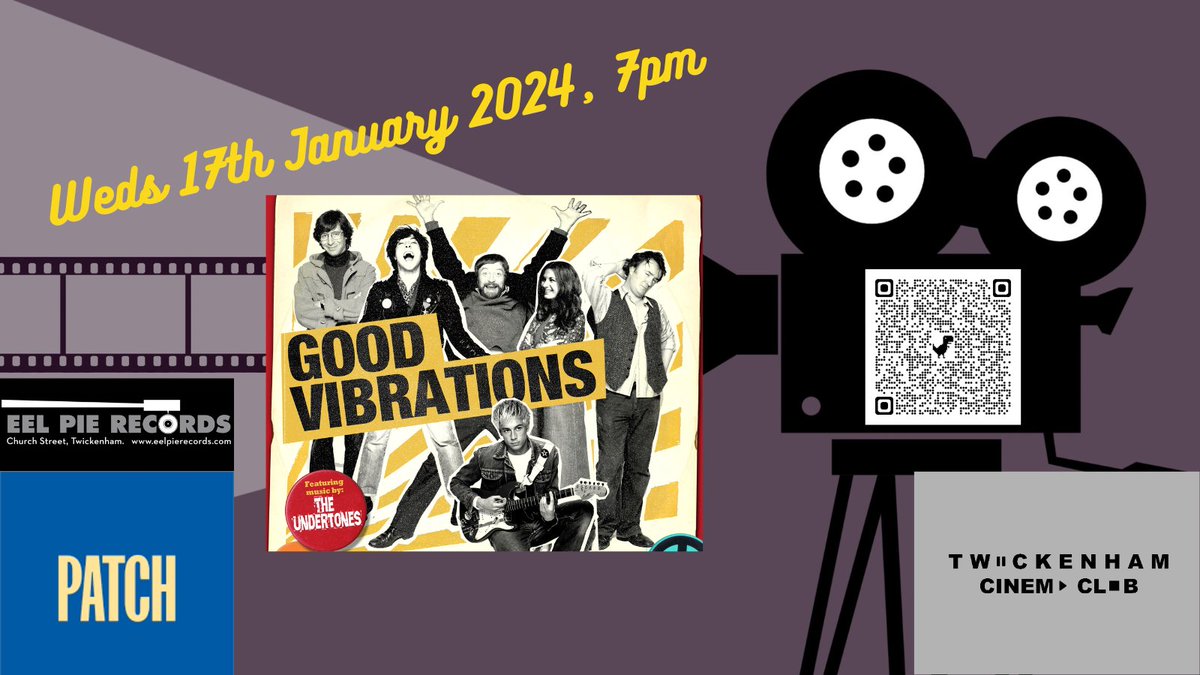 Turning up the volume.....our screening on Wednesday evening at Patch Twickenham features music from our friends at <a href="/eelpierecords/">Eel Pie Records</a> in person! Book here: billetto.co.uk/e/twickenham-c…