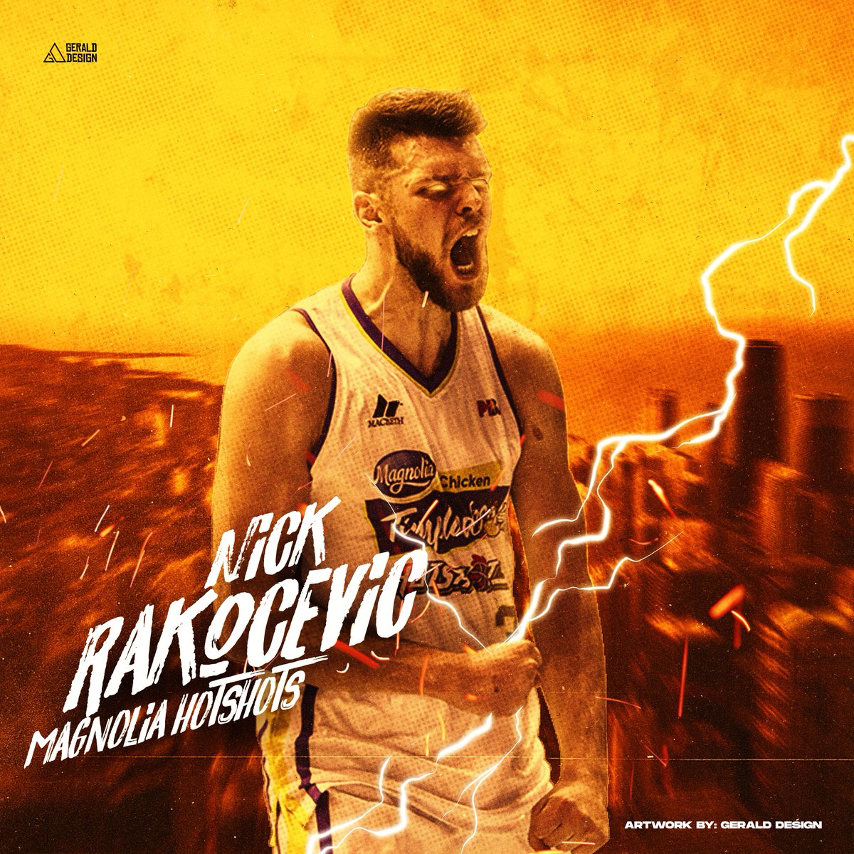geralddesignph's tweet image. Nick Rakocevic #BasketballisLife #Posterize