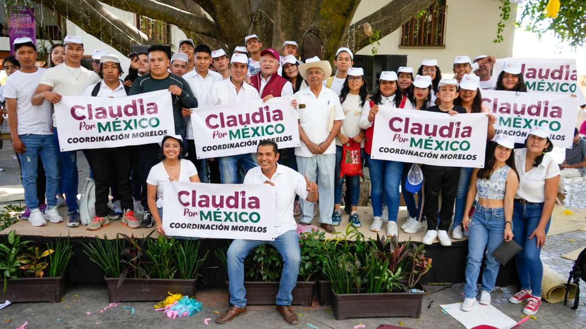 ClaudiaPorMor_'s tweet photo. Este sábado 13 de enero, los integrantes del movimiento de CLAUDIA POR MÉXICO, Lic. Eduardo Cabrera Miguel; Coordinador Estatal de C por México, acompañados por Coordinadores estatales y por más de 150 jóvenes asistimos a la gira realizada en el municipio de Xochitepec. https://t.co/Cl4AYqX43w