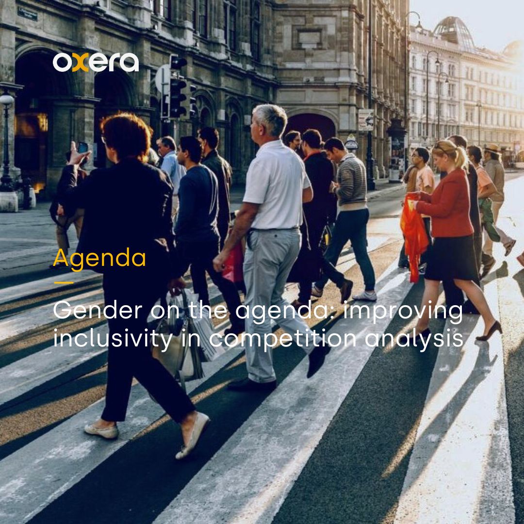 In 2021, the OECD initiated a study on applying a gender 'lens' to enhance competition policy effectiveness. Oxera's contribution, one of seven studies, focused on assessing gender differences in market definition and merger analysis surveys lnkd.in/di6z69c