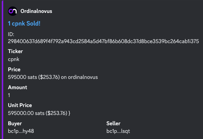 Cursed_Punks's tweet photo. Another 250$ sale on the playground. 🟪

Testing the waters before we hit the big leagues.
@MEonBTC https://t.co/VsmiPTdgTK
