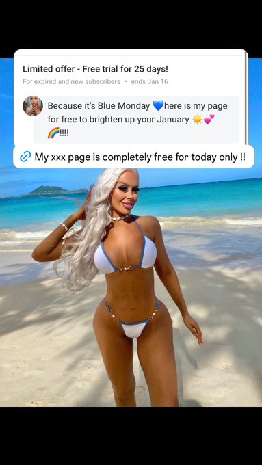 Let me brighten up your January . Press link to get a free month on my explicit page 🌈💕 https://t.co/YViv7QyC06