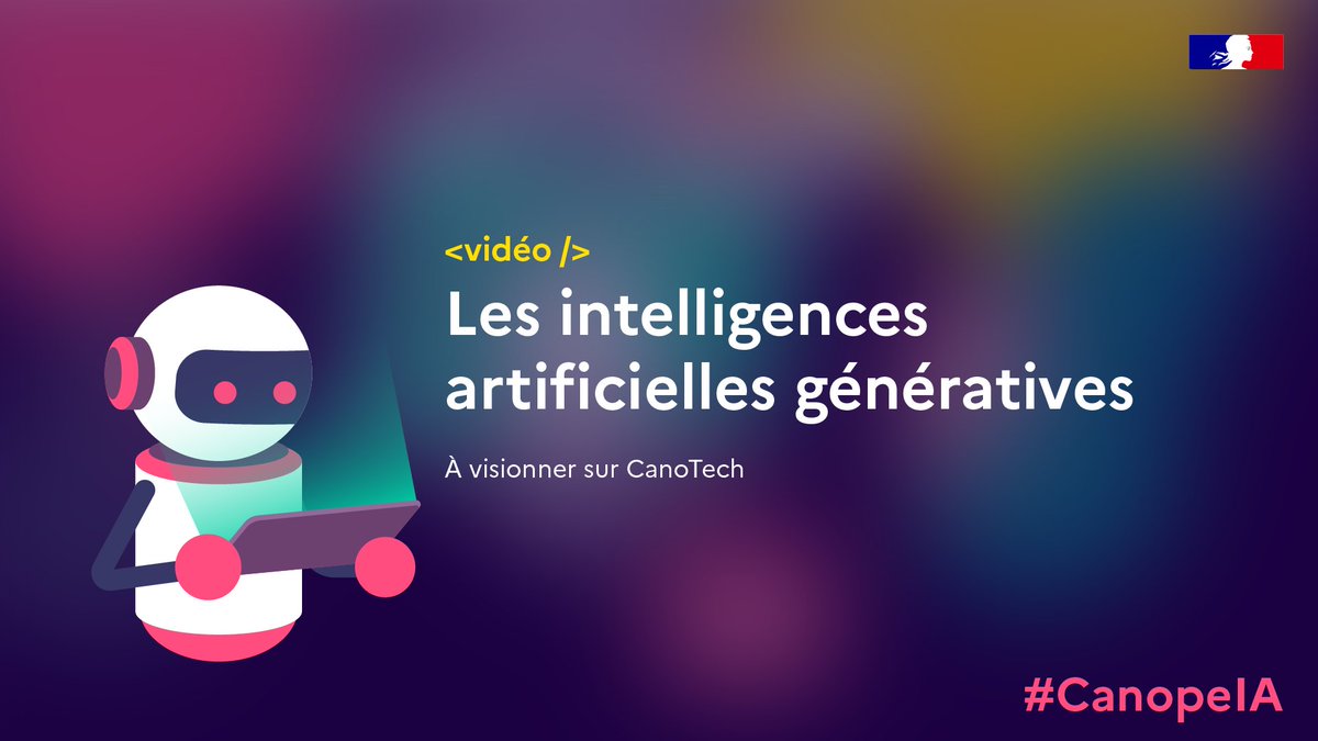 🧠 Les IA génératives, comment ça marche ? 3 minutes pour vous expliquer le rapport entre les prompts et les réponses, l'interaction humain-machine, la production de contenus...  canotech.fr/a/35578/les-in… #CanopeIA