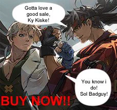 SPECIAL COMMISSION SALE‼️
Any Guilty Gear commission requests will now be 15% off the total price! I've spent 4 long years with no Guilty Gear requests, no more... 
This sale will continue until I can't afford 15% discounts but I'll update once that happens :) 