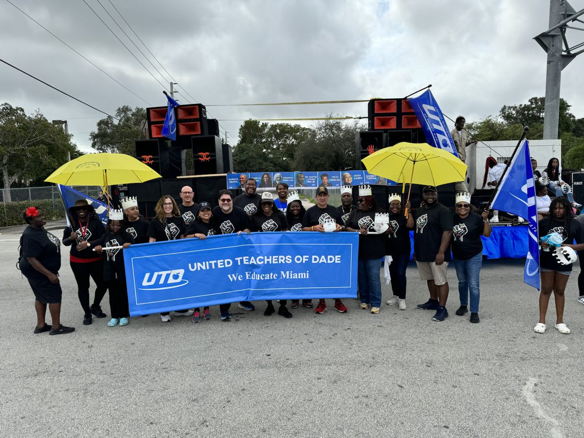 KarlaforFlorida's tweet photo. Shout-out to all participating in #MLK activities today. We love to see our union @UTD_AFT1974 supporting the dream and fighting for prosperity in our community. #WeEducateMiami #UTDstrong #Teachers #Union #MDCPS https://t.co/aEUzIZnBZm