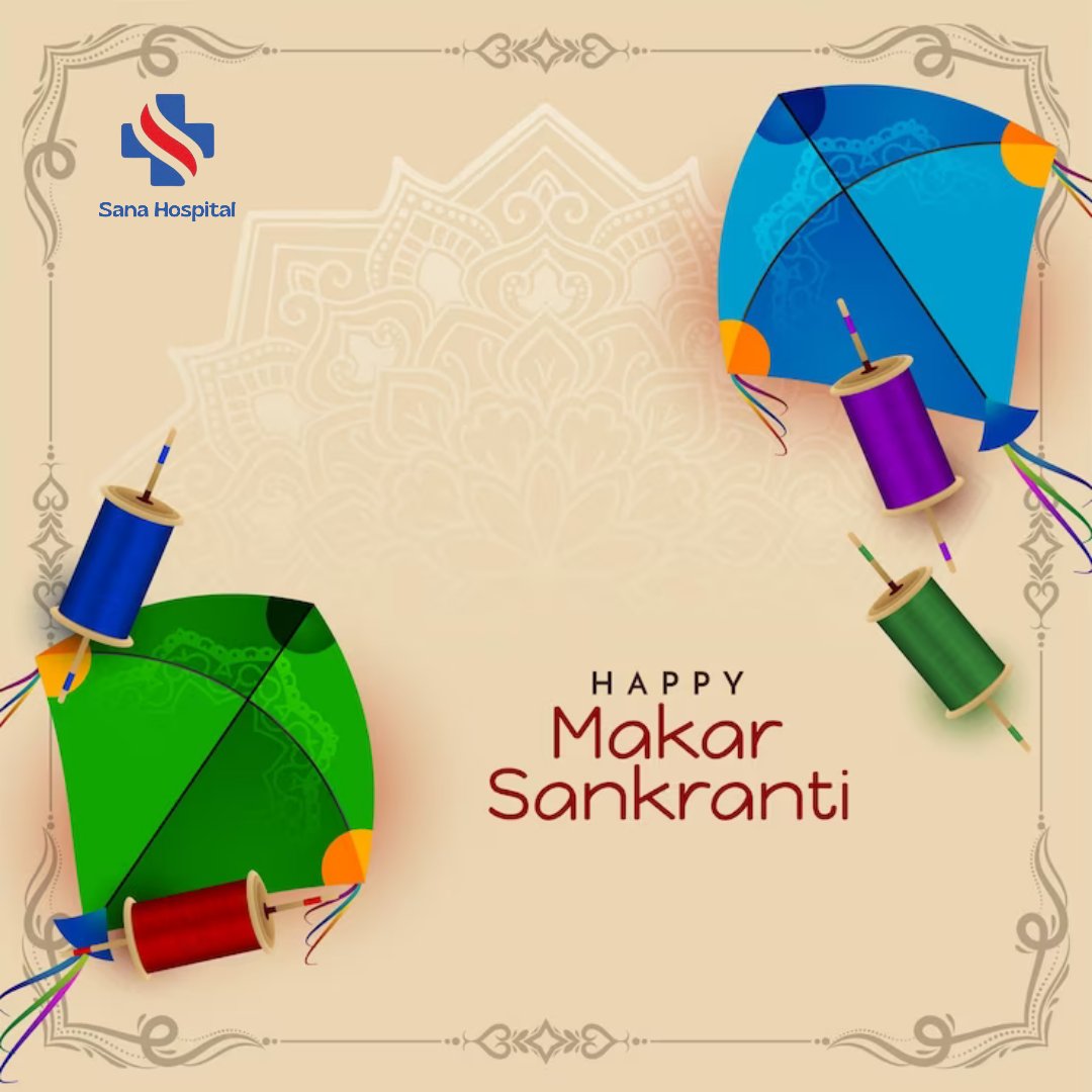 PuneSana's tweet photo. May the rhythm of the dhol and the colors of kites paint your life with vibrant joy and endless prosperity. 
Happy Makar Sankranti!

#sanahospital #sanahospitalpune
#makarsankranti #harvestfest #kitesinthesky #festivejoy #tilgul #makarsankranti2024 #sunfest #uttrayan #pune #india https://t.co/rGg0DfW5sT