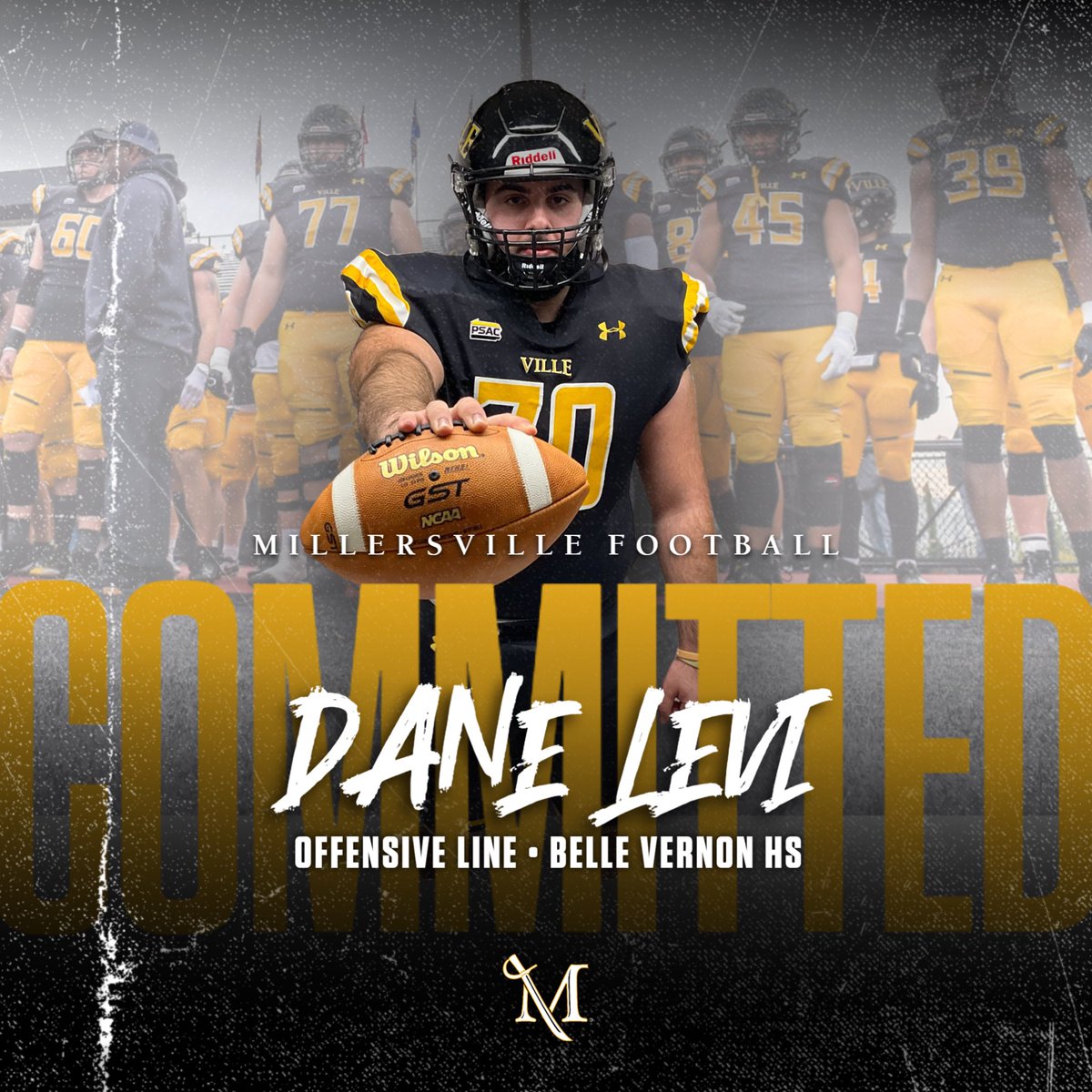 100% Committed‼️After much consideration with my family, I have decided to commit to Millersville University〽️🖤💛@CoachKelleher @DbeardDan @Coachjcmorgan @CoachTomasetti @BVAFootball @VilleMarauders