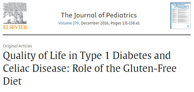 Youth with #T1D  & #CeliacDisease who do not adhere to the #glutenfreediet have lower #QoL & worse glycemic control
In my opinion, it won't be a bad idea for T1D children to get diagnosed for CeliacDisease, #GlutenAllergy, #GlutenIntolerance & NCGS (Non-celiac gluten sensitivity)