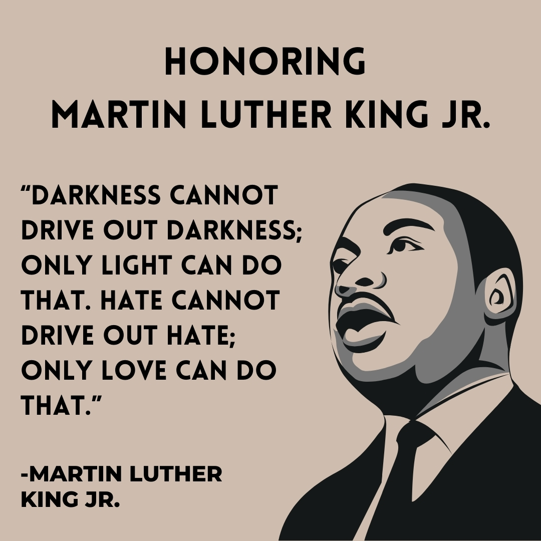 DailyToreador's tweet photo. In remembrance and celebration of the life and legacy of Martin Luther King Jr. https://t.co/mqPjSGaVQI