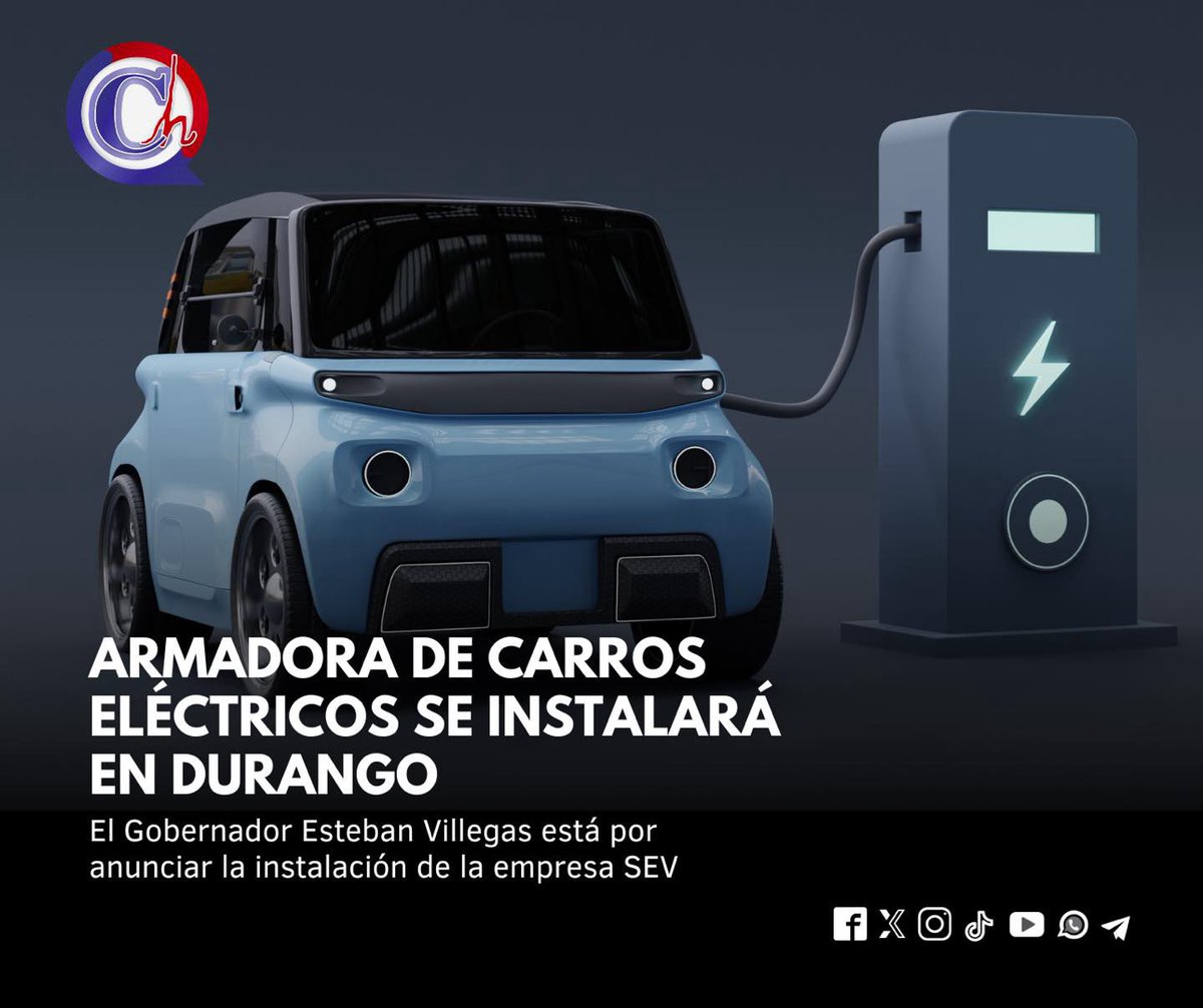 ContactoHoy's tweet photo. El día de hoy se dio el anuncio de la Inversión e Instalación de la primera empresa del 2024 gestionada por el Gobierno de Esteban Villegas. Se trata de la empresa SEV, constructora de vehículos eléctricos https://t.co/1OvyMiSIXI