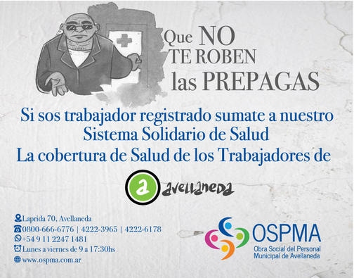 stmavellaneda's tweet photo. #OSPMA
OBRA SOCIAL DEL PERSONAL MUNICIPAL DE AVELLANEDA
Informes por WhatsApp 11-4673-6479, o personalmente en Laprida 70, Avellaneda Centro. https://t.co/J1ZbyHBRGO