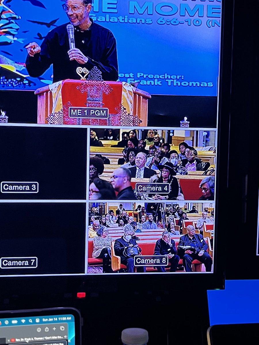 It’s cold outside, but 🔥🔥🔥 *insert Nelly voice* hot in huuur (here). 😁😂 Church was wonderful. Sundays are my favorite days. 💕💕💕🥰 #behindthescenes Btw Dr. Frank Thomas preached “Don’t Miss the Opportunity” he was spot on. Don’t miss it! #comeonchurch