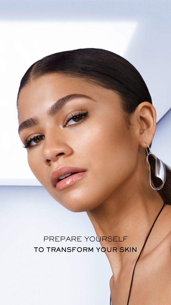 Zendaya for Lancôme’s skincare campaign.