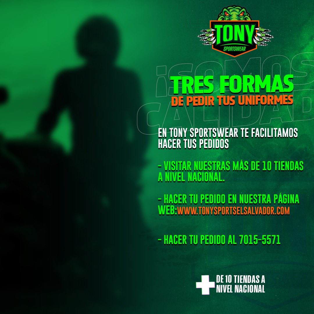 👀 ¿Cómo pedir tus uniformes? Pues es sencillo y acá te dejamos tres opciones. 💪🏼👕 

Recuerda que si no lo tenemos, te lo hacemos.😎 🐊
