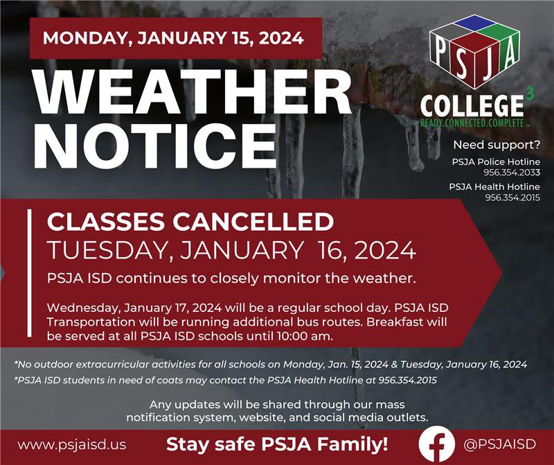 PSJA ISD tweet media