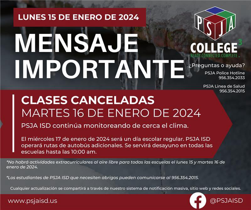 PSJA ISD tweet media
