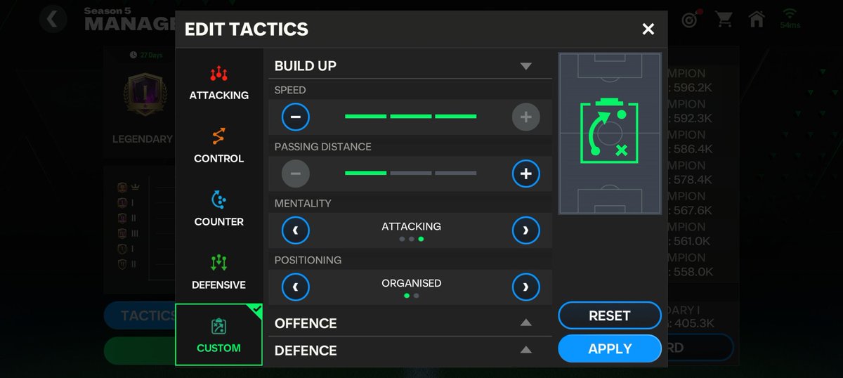 Gaba_059's tweet image. CURRENTLY BEST TACTICS FOR MM. Legendary III to Legendary I in one day (I&apos;ve never been here before). Team. Take advantage of it while you can. Join the league for active players - GOATS_059 (check my previous post), people in the league will find out about some things in advance