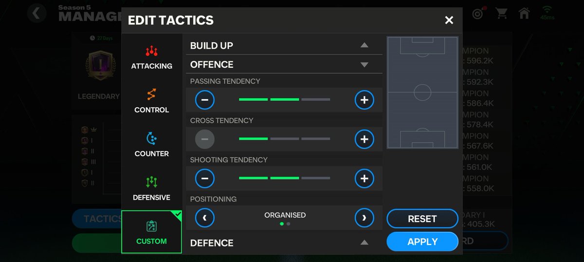 Gaba_059's tweet image. CURRENTLY BEST TACTICS FOR MM. Legendary III to Legendary I in one day (I&apos;ve never been here before). Team. Take advantage of it while you can. Join the league for active players - GOATS_059 (check my previous post), people in the league will find out about some things in advance